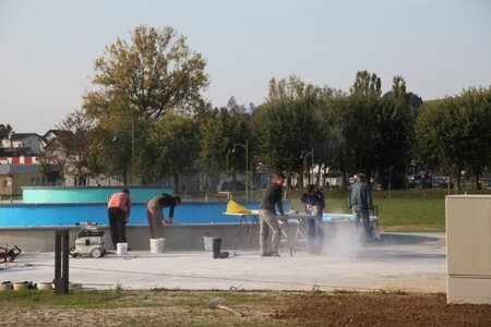 Delo na gradbišču - Mestni park Gornja Radgona 13